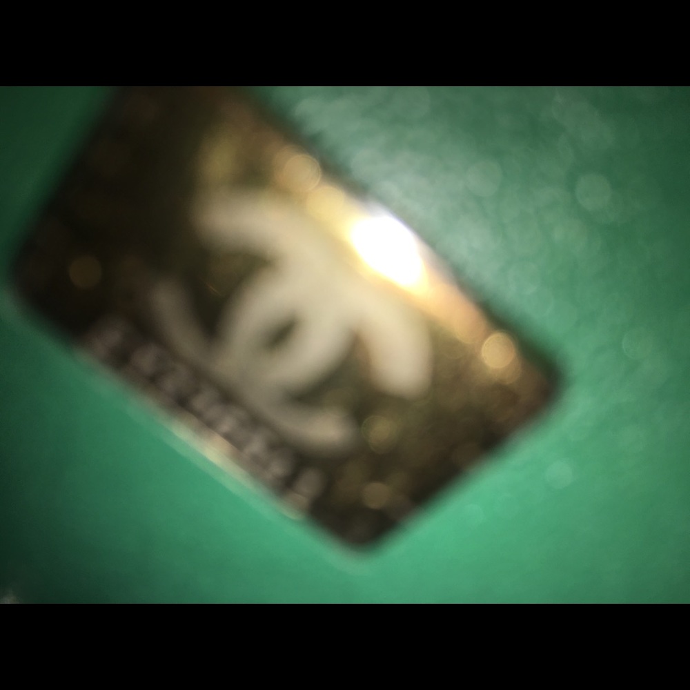 SOLD❤️22A Chanel emerald green top handle mini LGHW - Picture 14 of 16